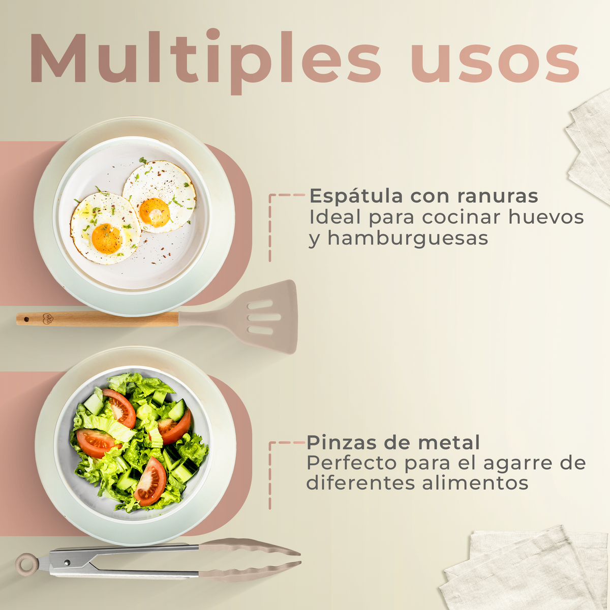 Pack de utensilios de cocina