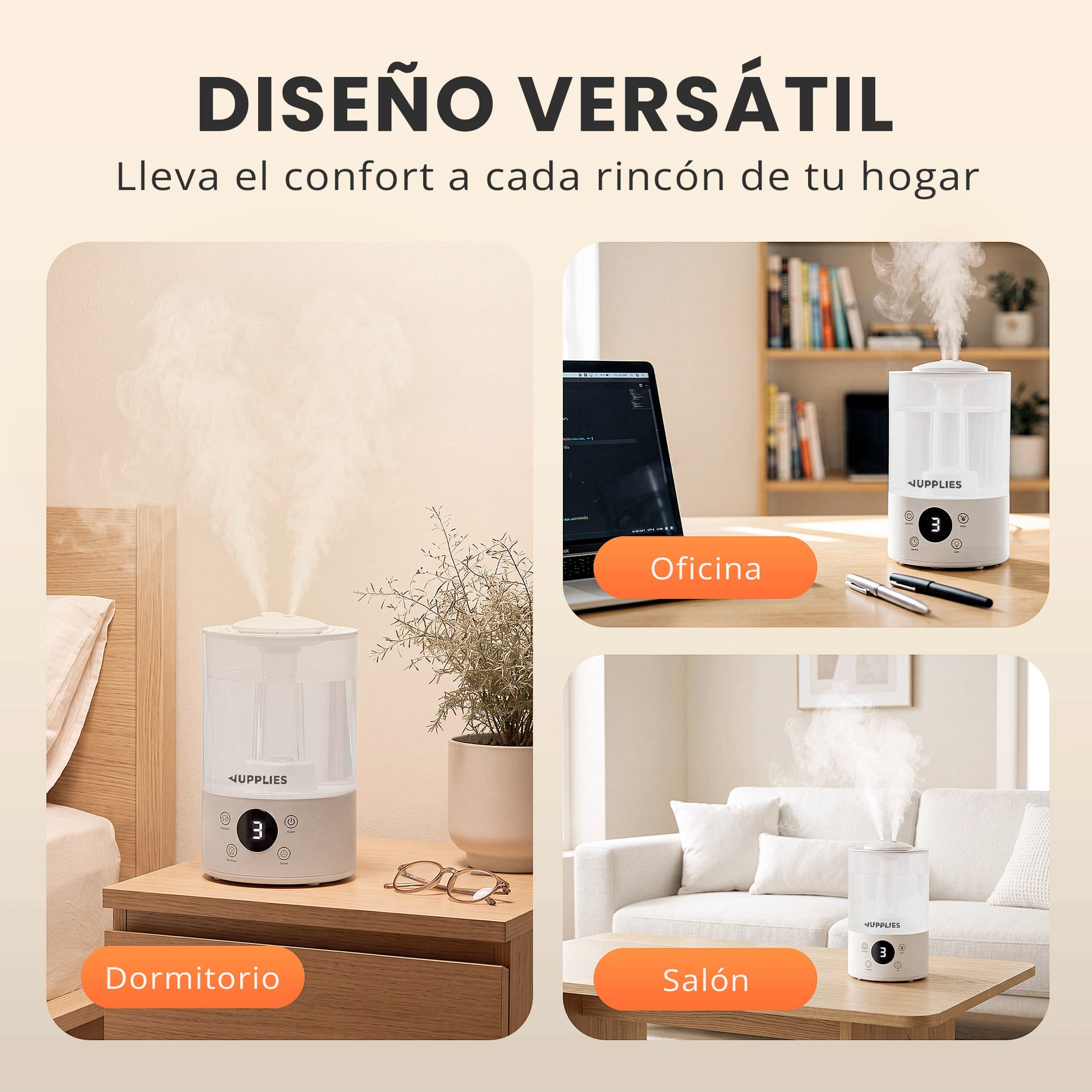 Humidificador ultrasónico Jupplies