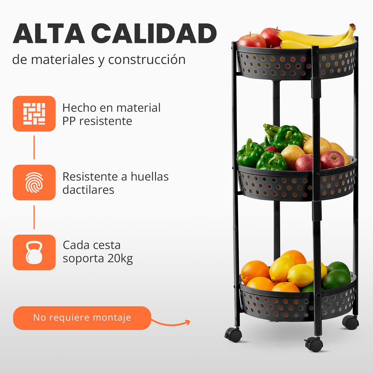 VIP - Carrito plegable de cocina