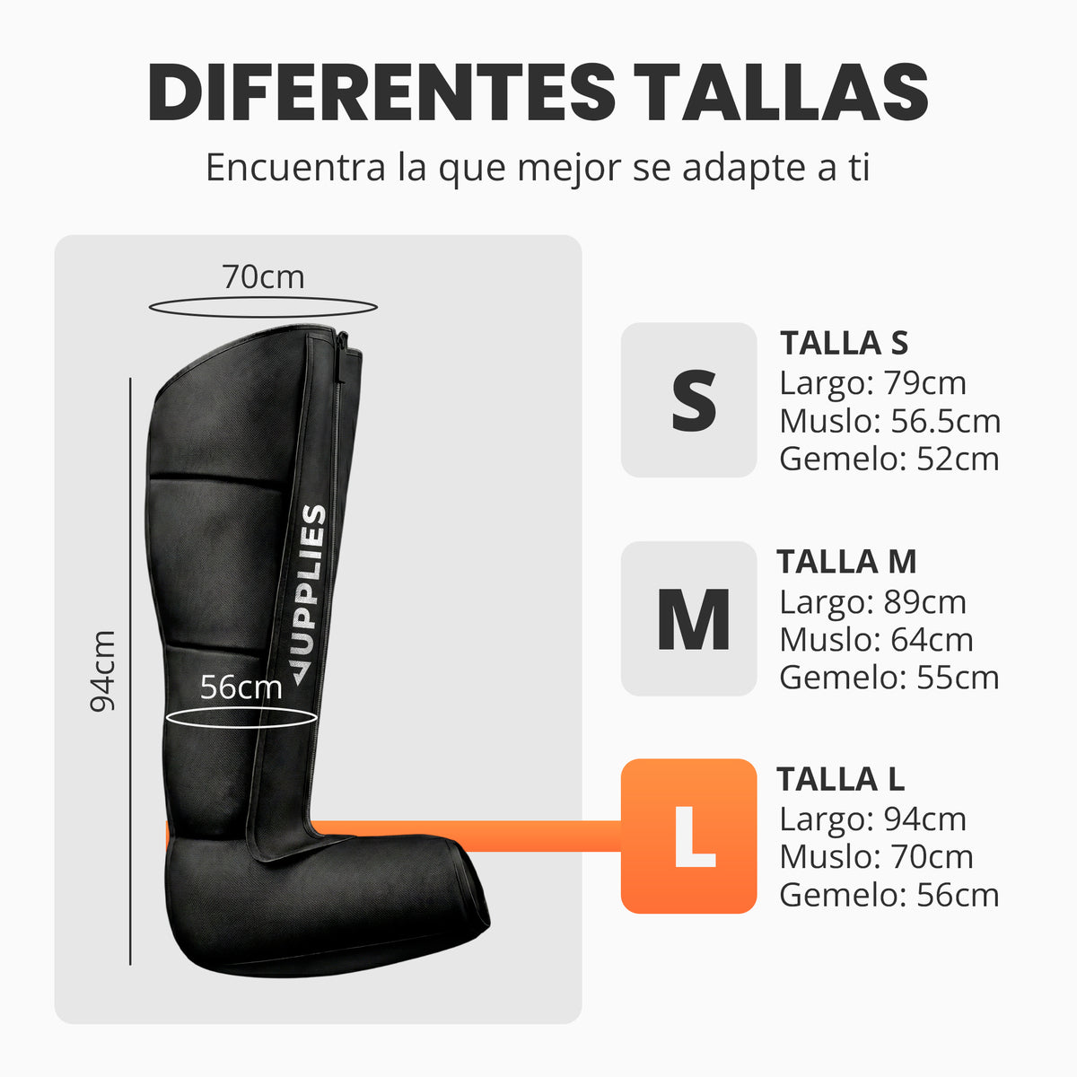 VIP - Botas de presoterapia profesional Jupplies