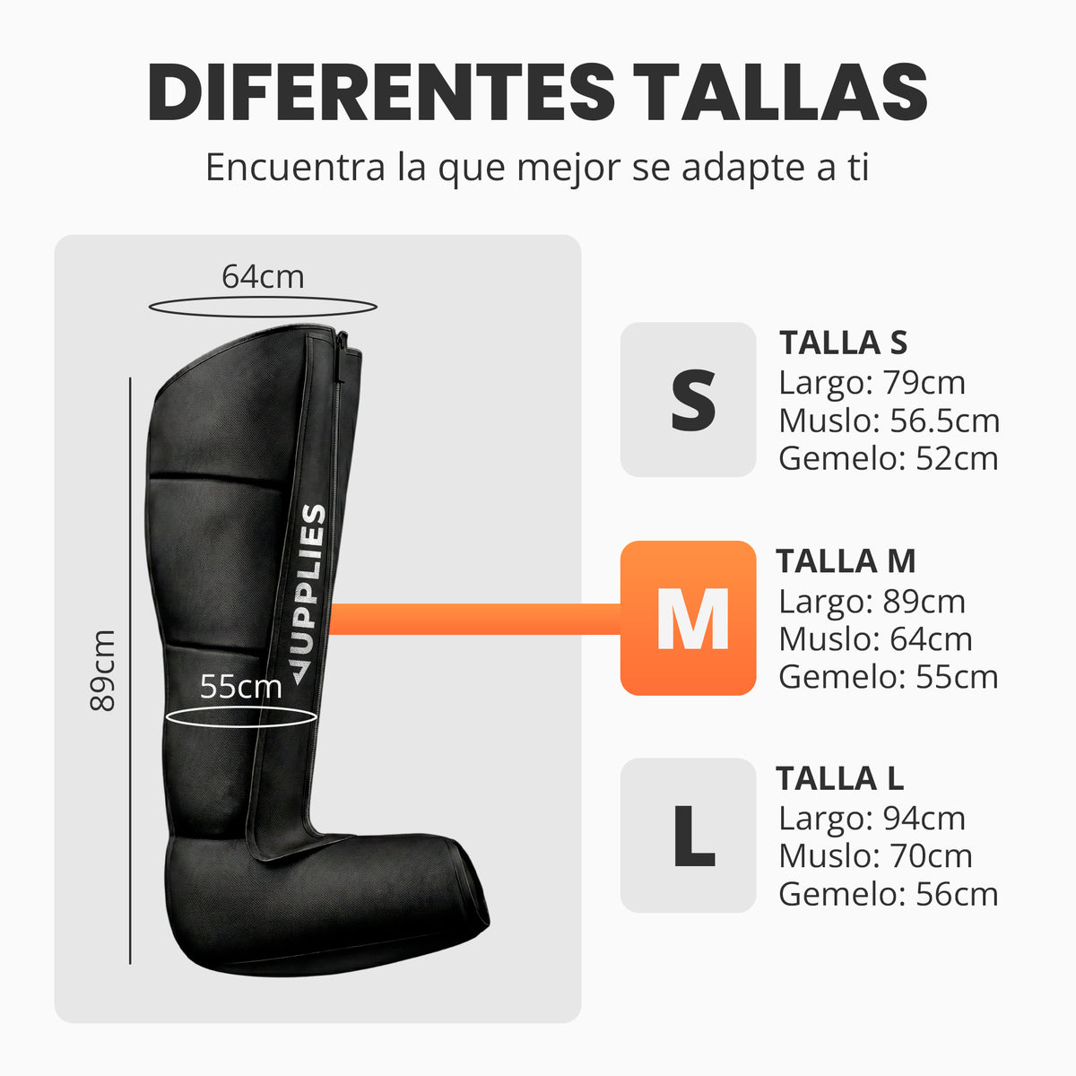 VIP - Botas de presoterapia profesional Jupplies