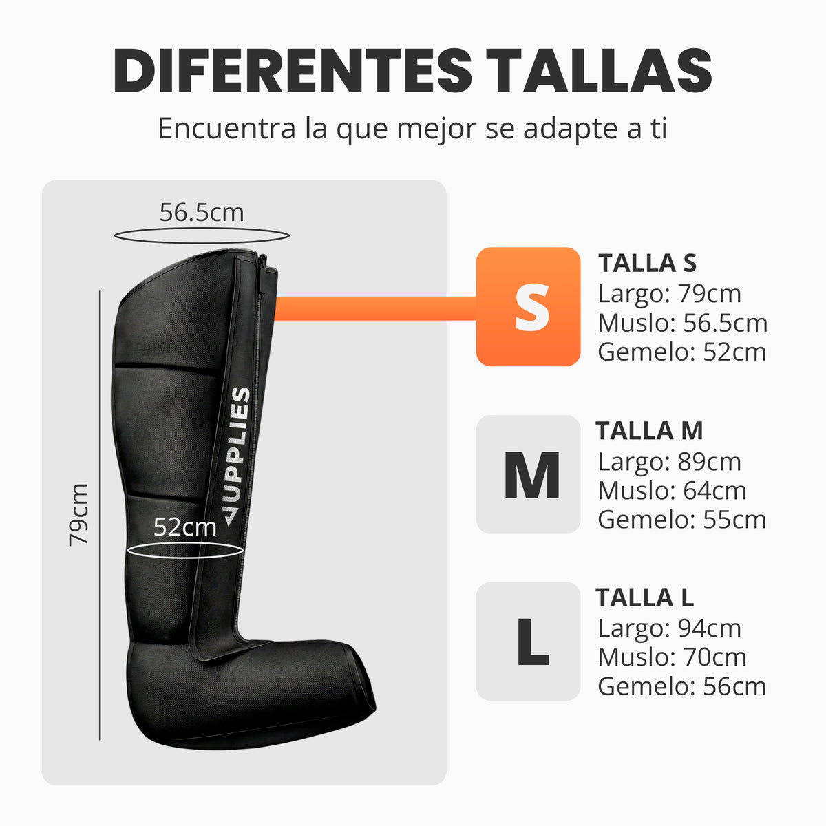 VIP - Botas de presoterapia profesional Jupplies
