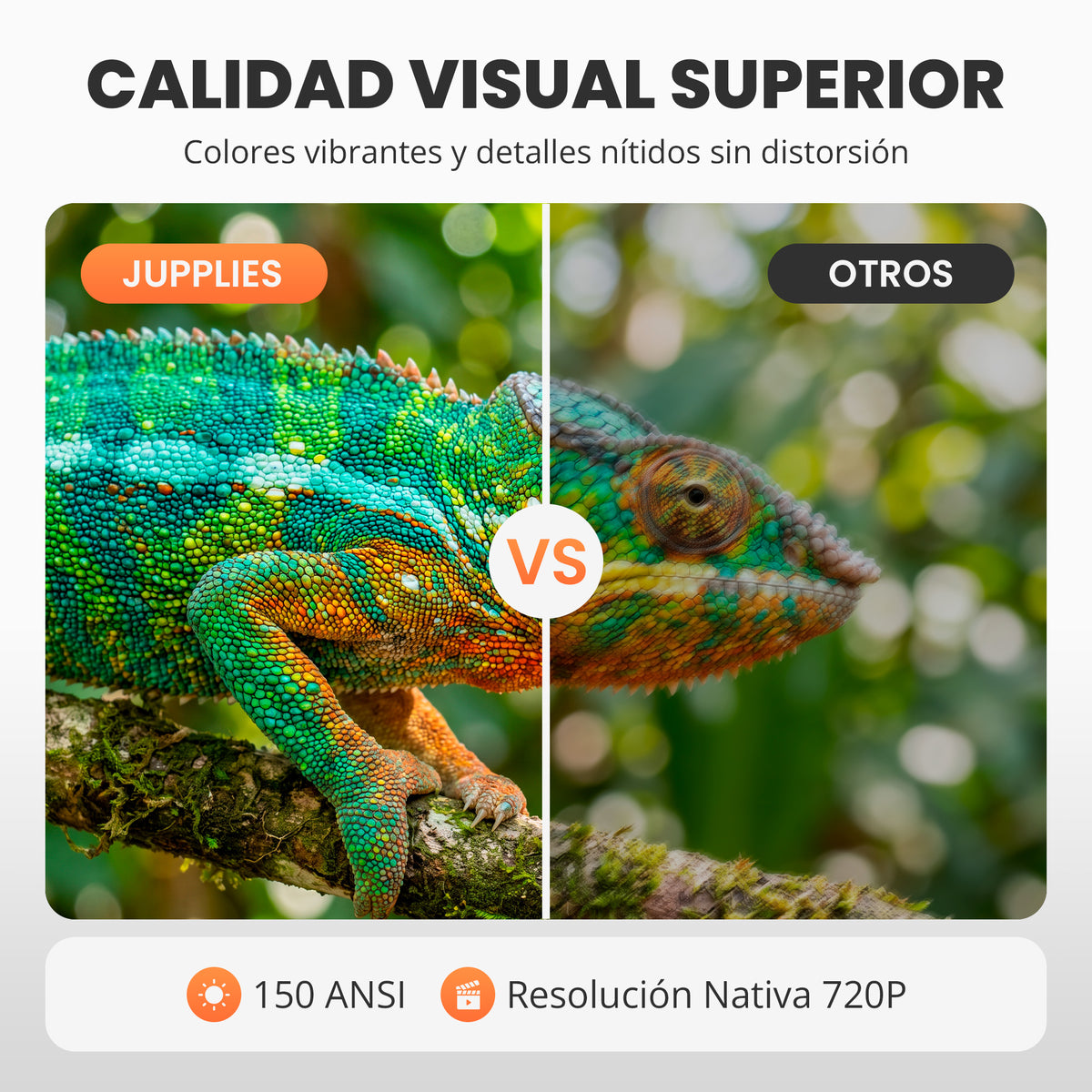 Proyector portátil Android 13 con WiFi y Bluetooth - HD 1080p - Jupplies