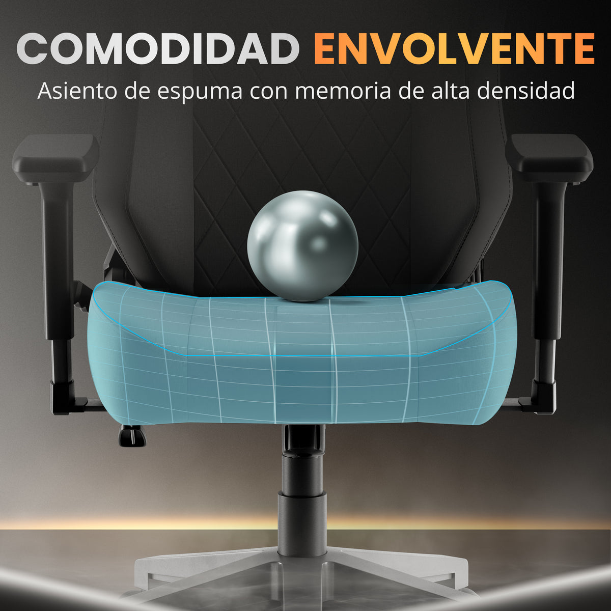Silla gaming silent