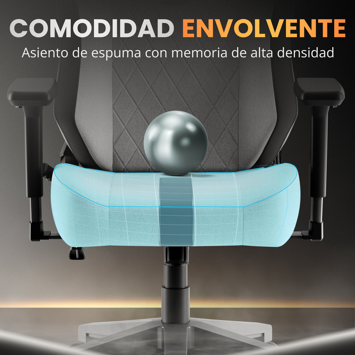 Silla gaming silent
