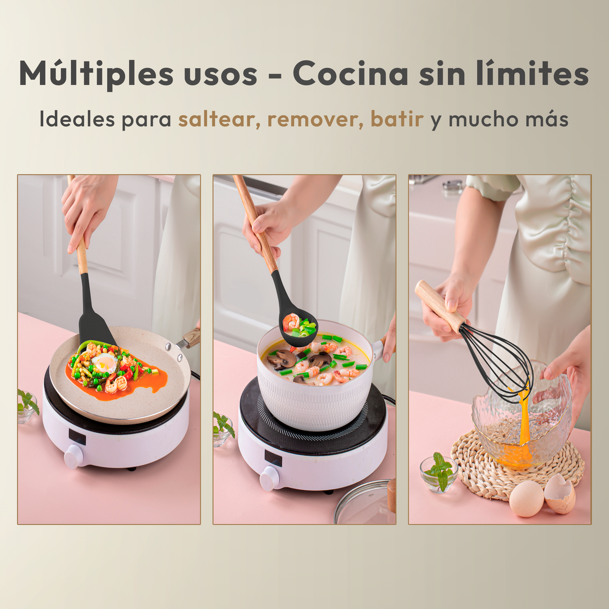 Pack de utensilios de cocina