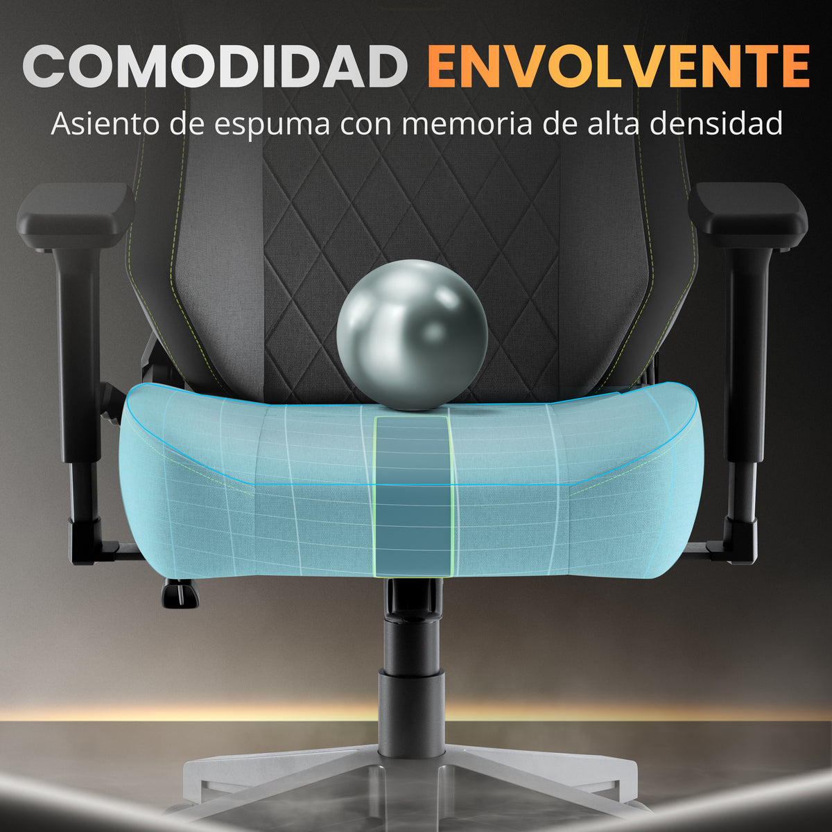 Silla gaming silent
