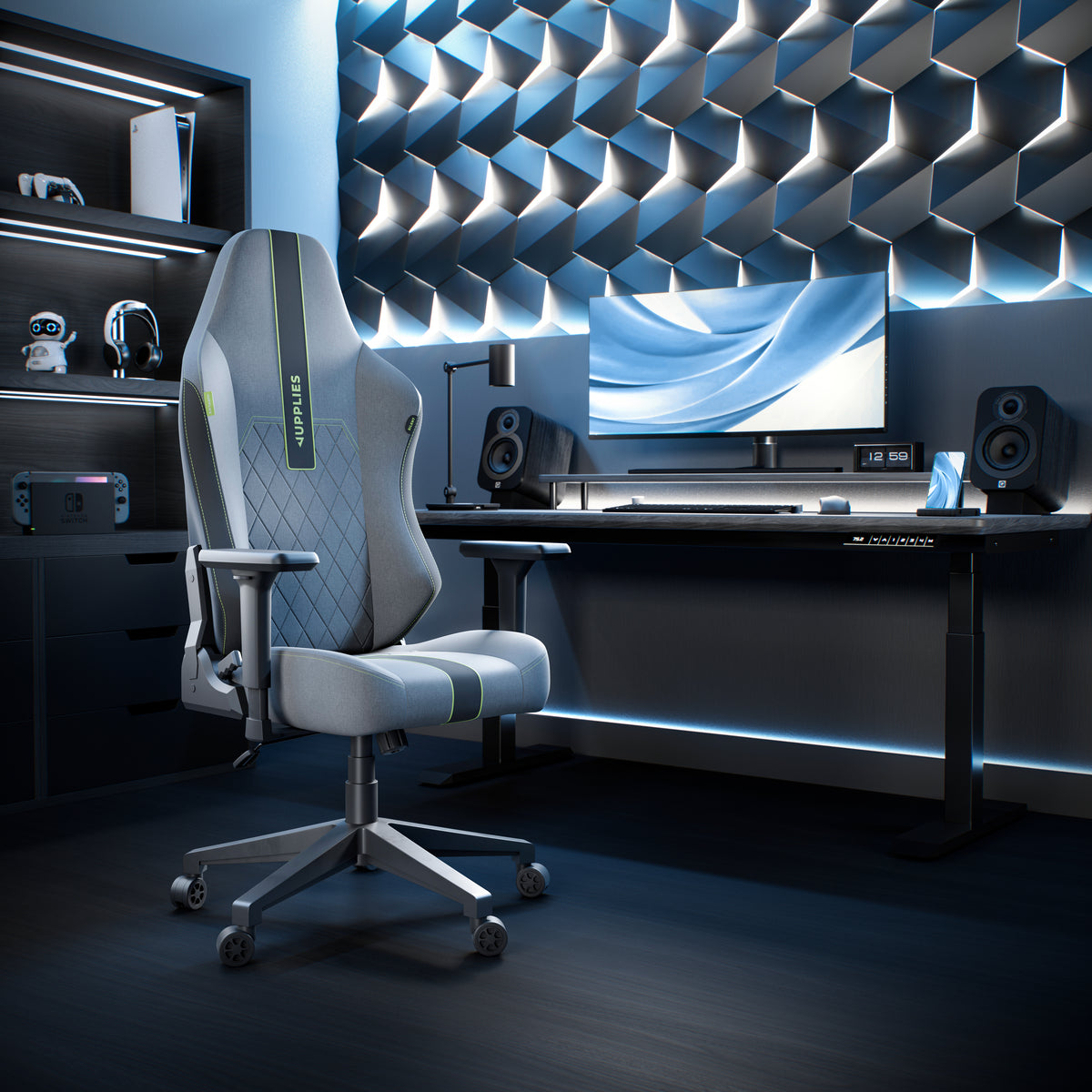 Silla gaming silent