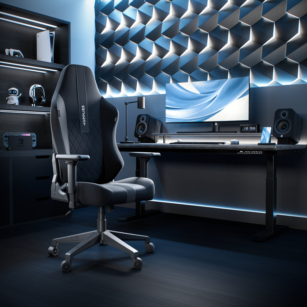 Silla gaming silent