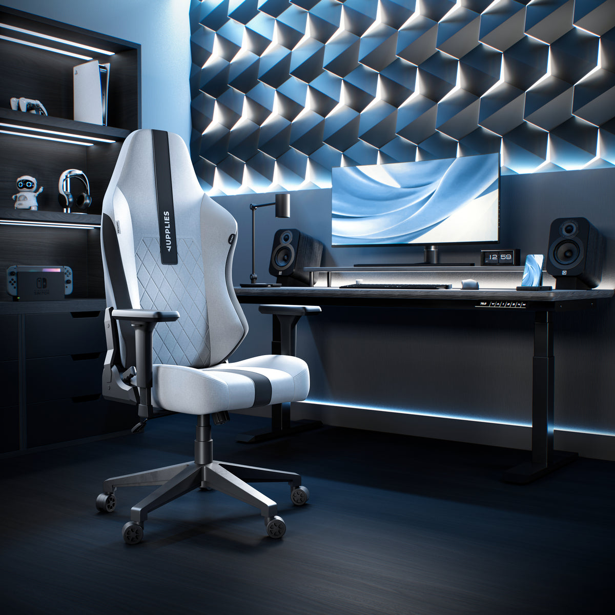 Silla gaming silent