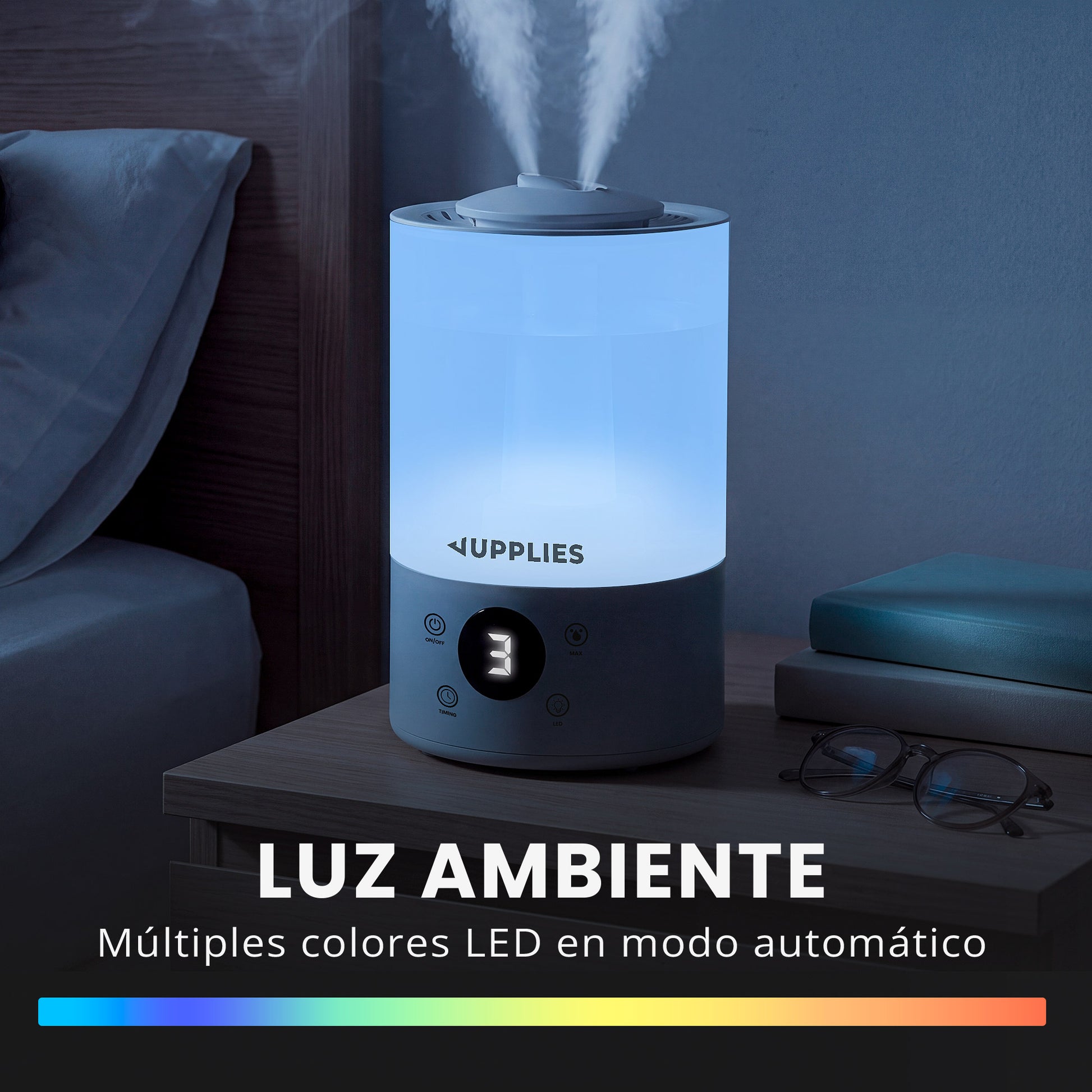 Humidificador ultrasónico Jupplies