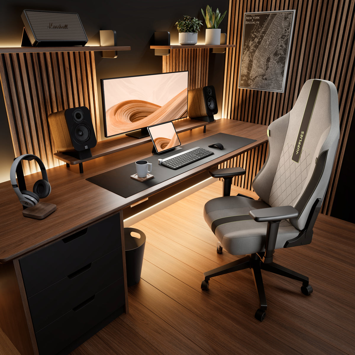 Silla gaming silent