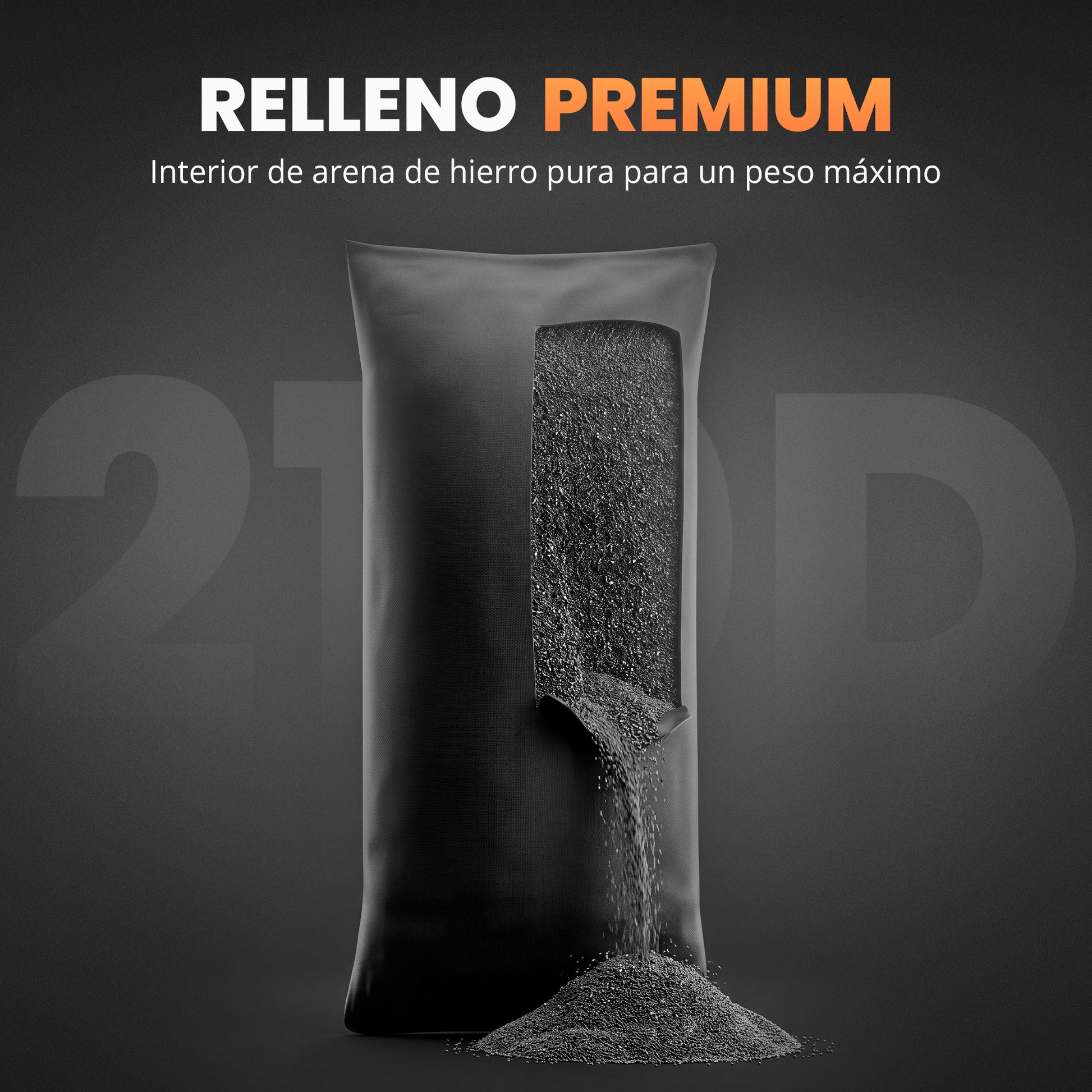 Relleno premium de arena de hierro