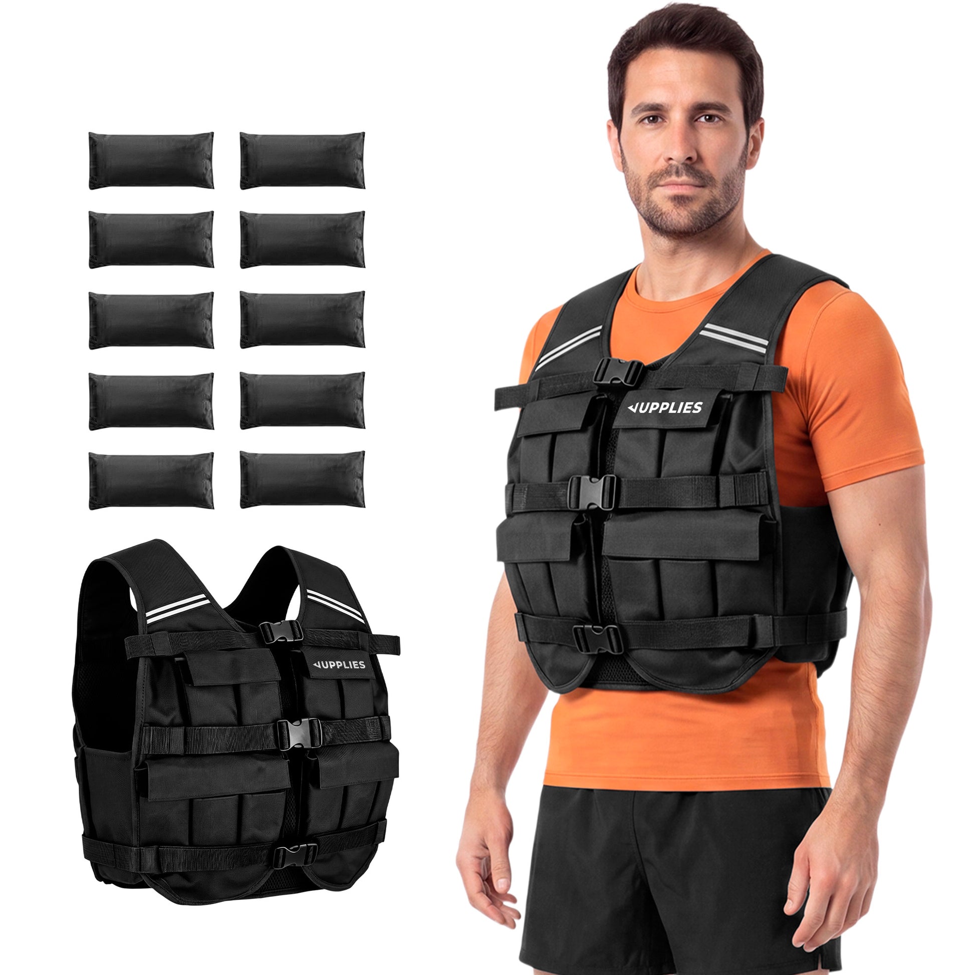 Chaleco lastrado 10 kg - uso
