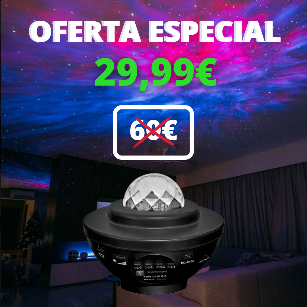 '- 50% DESCUENTO - PROYECTOR EFECTO GALAXIA