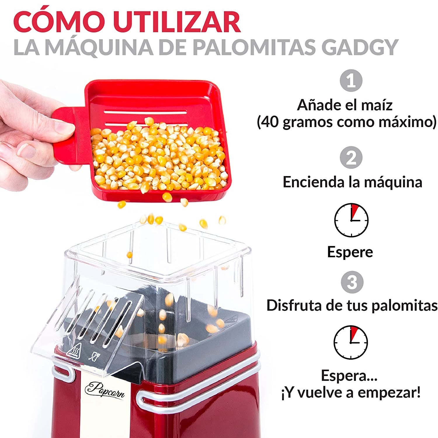 POPCORN MAKER - Máquina para hacer palomitas