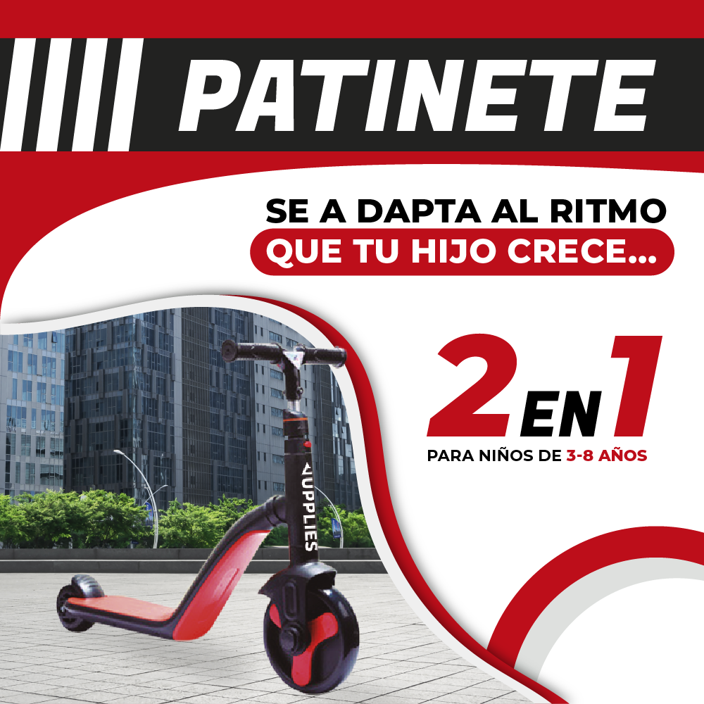 PATINETE 2 EN 1 PARA NIÑOS